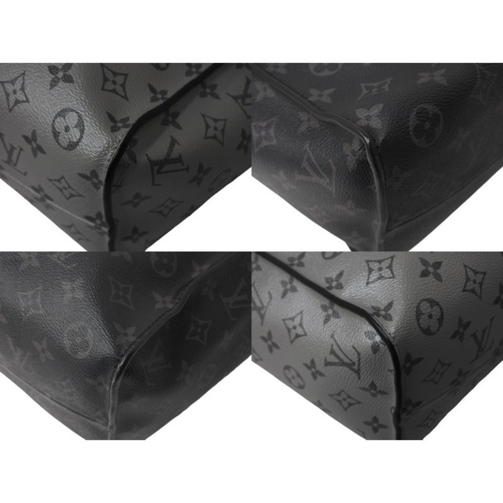 Louis Vuitton Eclipse Gray Black Bag Split Leathe… - image 8